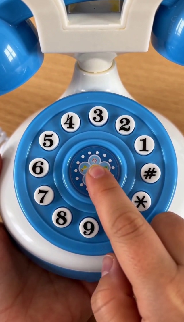 Amazon.com: UPKOCH Retro Phone Toy Classical Pretend Play